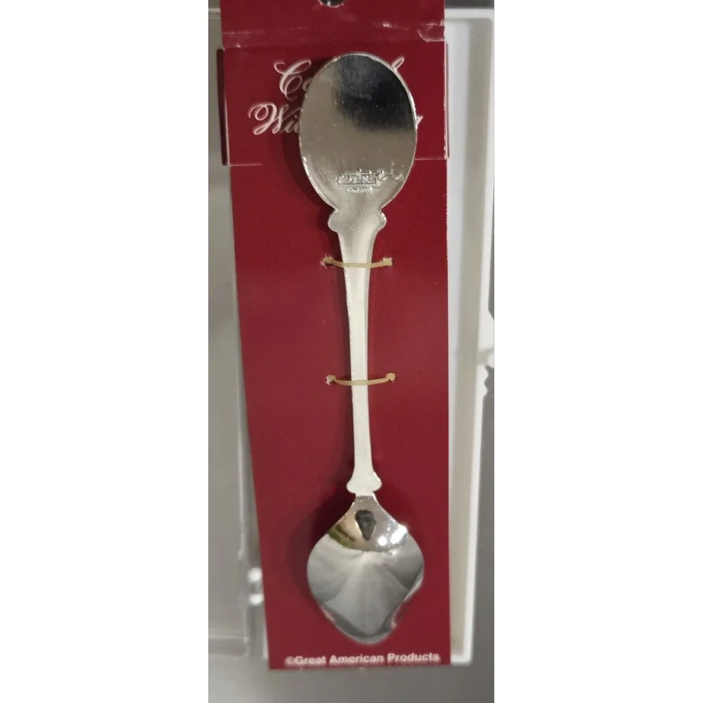 Vintage FORT Colonial‎ Williamsburg Collectible Silver Plated Spoon